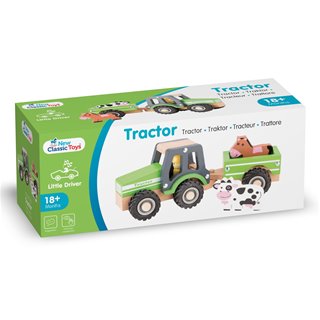 New Classic Toys - Tractor with Trailer - Animals